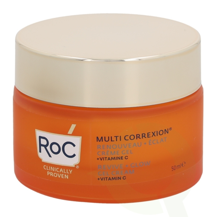 ROC Multi Correxion Revive & Glow Gel Cream 50 ml Revive + Glow - 24Hrs i gruppen SKÖNHET & HÄLSA / Hudvård / Ansiktsvård / Dagkräm hos TP E-commerce Nordic AB (C54997)