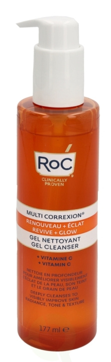 ROC Multi Correxion Revive & Glow Vitamin C Gel Cleanser 177 ml i gruppen SKÖNHET & HÄLSA / Hudvård / Ansiktsvård / Rengöring hos TP E-commerce Nordic AB (C55010)