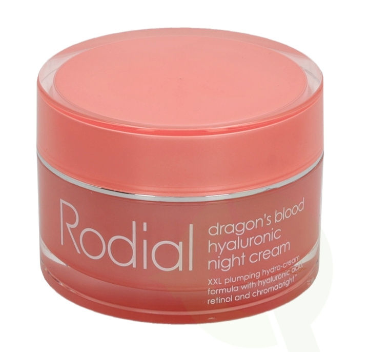 Rodial Dragon\'s Blood Hyaluronic Night Cream 50 ml Hydrate And Tone i gruppen SKÖNHET & HÄLSA / Hudvård / Ansiktsvård / Ansiktskräm hos TP E-commerce Nordic AB (C55025)
