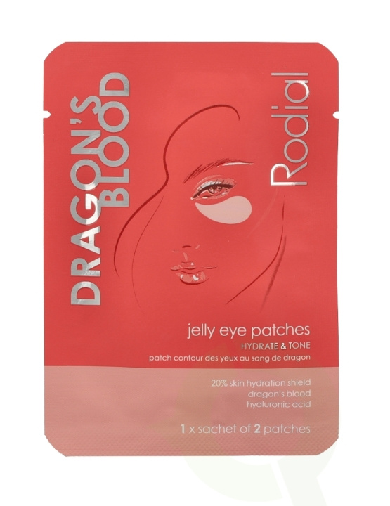 Rodial Dragon\'s Blood Jelly Eye Patche Set 12 g 4x3gr i gruppen SKÖNHET & HÄLSA / Hudvård / Ansiktsvård / Ögonkräm hos TP E-commerce Nordic AB (C55050)