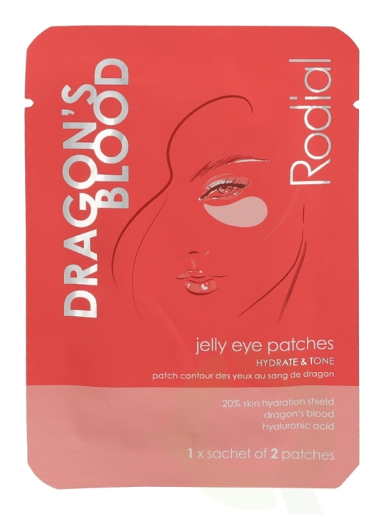 Rodial Dragon\'s Blood Jelly Eye Patche 3 gr i gruppen SKÖNHET & HÄLSA / Hudvård / Ansiktsvård / Ögonkräm hos TP E-commerce Nordic AB (C55051)