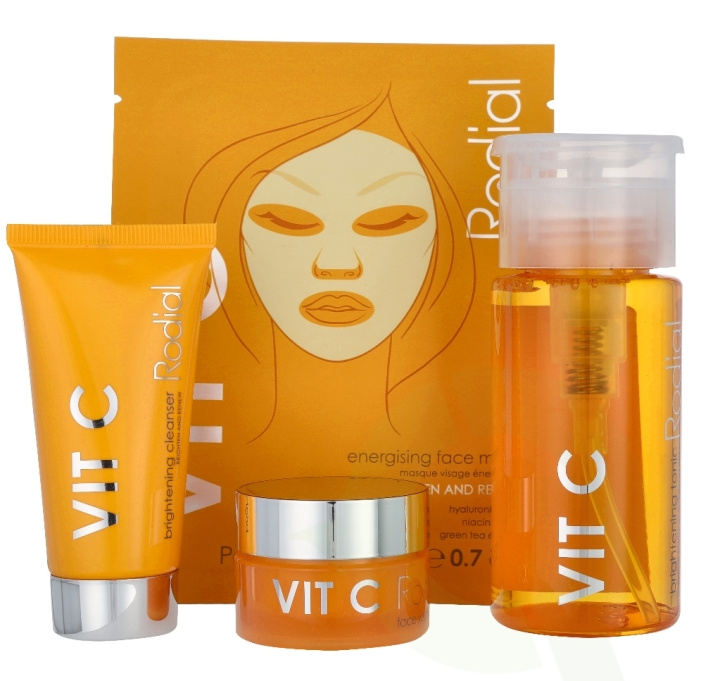 Rodial Vit C Little Luxuries Set 155 ml Brightening Cleanser 20ml/Face SoufflE 15ml/Brightening Tonic 100ml/Energising Face Mask 20ml i gruppen SKÖNHET & HÄLSA / Presentkit / Presentkit För Henne hos TP E-commerce Nordic AB (C55079)