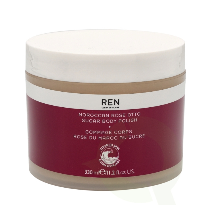 REN Moroccan Rose Otto Sugar Body Polish 330 ml i gruppen SKÖNHET & HÄLSA / Hudvård / Kroppsvård / Body lotion hos TP E-commerce Nordic AB (C55104)