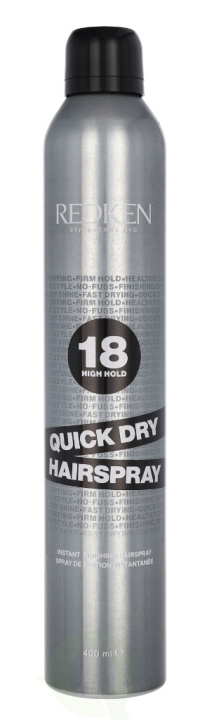 Redken Quick Dry 18 Instant Finishing Hairspray 400 ml i gruppen SKÖNHET & HÄLSA / Hår & Styling / Hårstylingprodukter / Hårspray hos TP E-commerce Nordic AB (C55128)