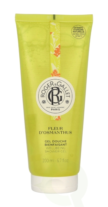 Roger & Gallet Fleur D\'Osmanthus Shower Gel 200 ml i gruppen SKÖNHET & HÄLSA / Hudvård / Kroppsvård / Bad & Duschcreme hos TP E-commerce Nordic AB (C55149)