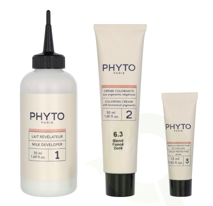 Phyto Phytocolor Permanent Color 112 ml #6.3 Dark Golden Brown i gruppen SKÖNHET & HÄLSA / Hår & Styling / Hårvårdsprodukter / Hårfärg / Hårfärg & Färgbomb hos TP E-commerce Nordic AB (C55170)