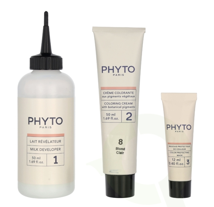 Phyto Phytocolor Permanent Color 112 ml #08 Light Blonde i gruppen SKÖNHET & HÄLSA / Hår & Styling / Hårvårdsprodukter / Hårfärg / Hårfärg & Färgbomb hos TP E-commerce Nordic AB (C55173)