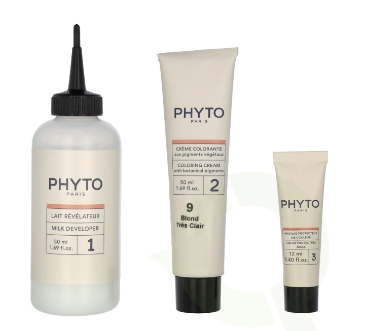 Phyto Phytocolor Permanent Color 112 ml #09 Very Light Blond i gruppen SKÖNHET & HÄLSA / Hår & Styling / Hårvårdsprodukter / Hårfärg / Hårfärg & Färgbomb hos TP E-commerce Nordic AB (C55175)