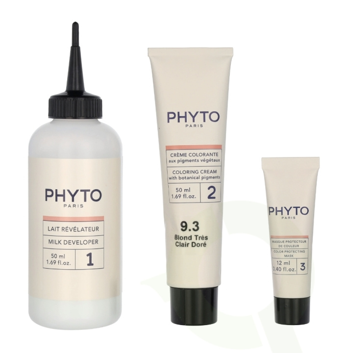 Phyto Phytocolor Permanent Color 112 ml #9.3 Golden Very Light Blond i gruppen SKÖNHET & HÄLSA / Hår & Styling / Hårvårdsprodukter / Hårfärg / Hårfärg & Färgbomb hos TP E-commerce Nordic AB (C55176)