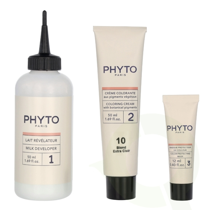 Phyto Phytocolor Permanent Color 112 ml #10 Extra Fair Blond i gruppen SKÖNHET & HÄLSA / Hår & Styling / Hårvårdsprodukter / Hårfärg / Hårfärg & Färgbomb hos TP E-commerce Nordic AB (C55177)