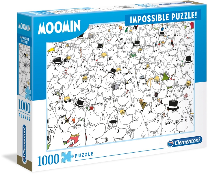 Clementoni Mumin Omöjligt pussel, 1000 bitar i gruppen SPORT, FRITID & HOBBY / Hobby / Pussel hos TP E-commerce Nordic AB (C55217)