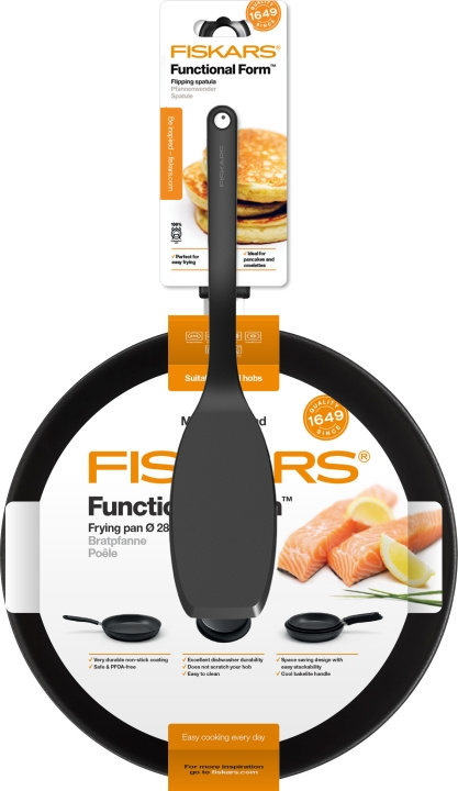 Fiskars Functional Form - stekpanna 28 cm + stekspade i gruppen HEM, HUSHÅLL & TRÄDGÅRD / Köksredskap / Stekpannor hos TP E-commerce Nordic AB (C55224)