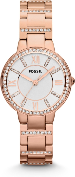 Fossil Virginia ES3284 armbandsur, 30mm, Roséguld i gruppen SPORT, FRITID & HOBBY / Accessoarer / Klockor hos TP E-commerce Nordic AB (C55287)
