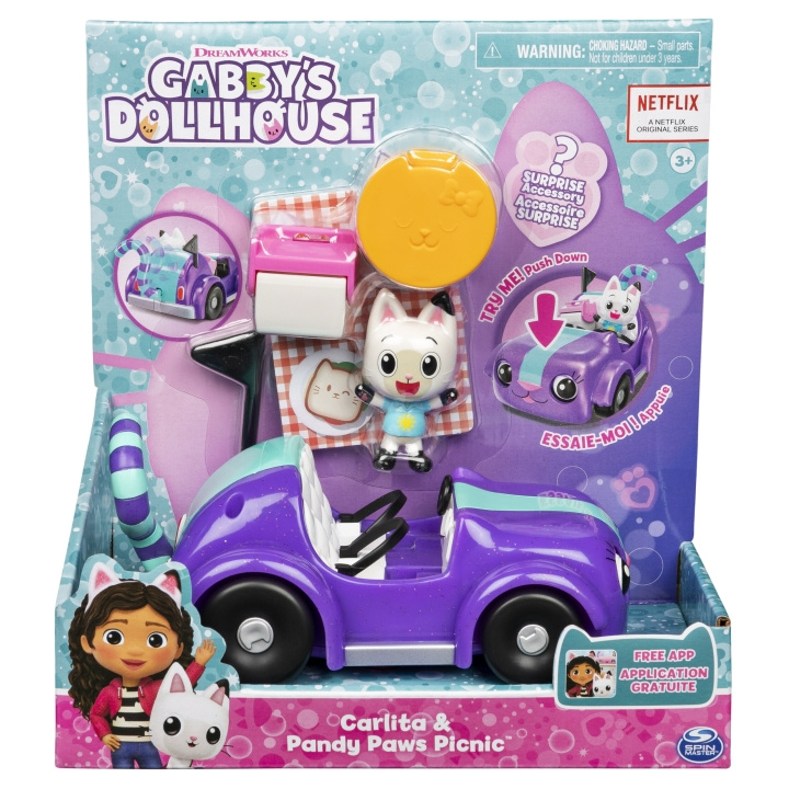 Gabby\'s Dollhouse - Carlita & Pandy Paws Picknick-lekset i gruppen LEKSAKER, BARN- & BABYPRODUKTER / Leksaker / Leksaker hos TP E-commerce Nordic AB (C55310)