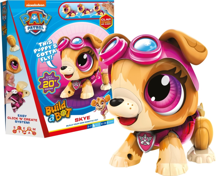 Paw Patrol - byggbar Skye i gruppen LEKSAKER, BARN- & BABYPRODUKTER / Leksaker / Byggleksaker / Byggklossar & övriga byggleksaker hos TP E-commerce Nordic AB (C55387)