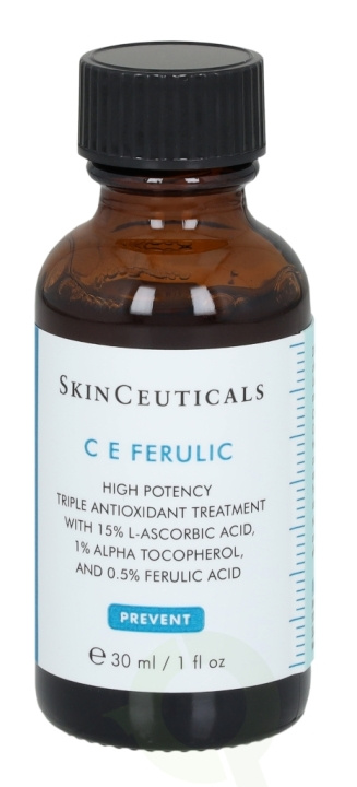 SkinCeuticals C E Ferulic Triple Antioxidant Treatment 30 ml High Potency i gruppen SKÖNHET & HÄLSA / Hudvård / Ansiktsvård / Serum Hud hos TP E-commerce Nordic AB (C55639)
