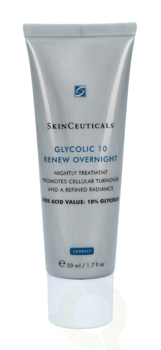 SkinCeuticals Glycolic 10 Renew Overnight Cream 50 ml i gruppen SKÖNHET & HÄLSA / Hudvård / Ansiktsvård / Nattkräm hos TP E-commerce Nordic AB (C55659)