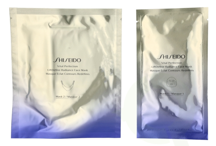 Shiseido Vital Perfection LiftDefine Radiance Face Mask Set 6 Piece 6 Pcs i gruppen SKÖNHET & HÄLSA / Hudvård / Ansiktsvård / Masker hos TP E-commerce Nordic AB (C55725)