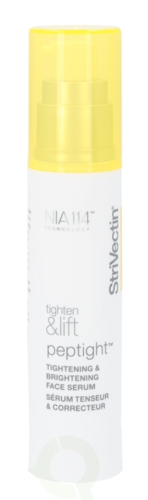 StriVectin Peptight Tightening & Brightening Face Serum 50 ml Visibly Tightens, Firms & Improves Radiance i gruppen SKÖNHET & HÄLSA / Hudvård / Ansiktsvård / Serum Hud hos TP E-commerce Nordic AB (C55879)