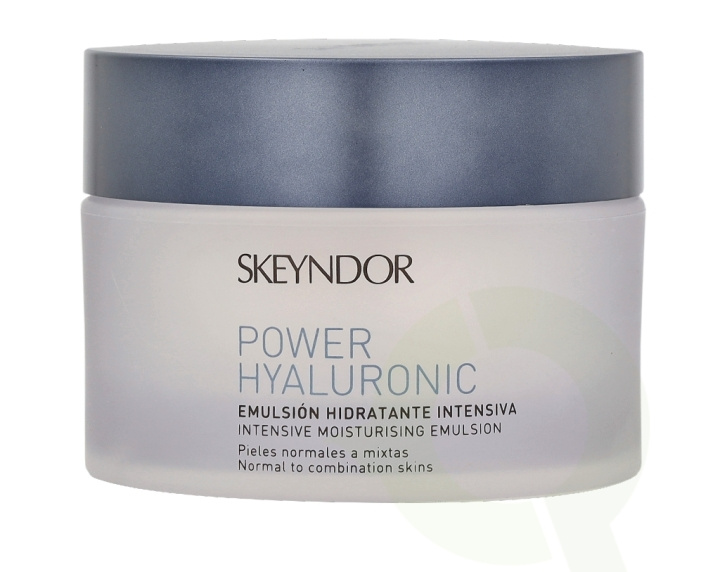 Skeyndor Power Hyaluronic Intensive Moisturising Emulsion 50 ml Normal to Combination Skin i gruppen SKÖNHET & HÄLSA / Hudvård / Ansiktsvård / Dagkräm hos TP E-commerce Nordic AB (C55921)