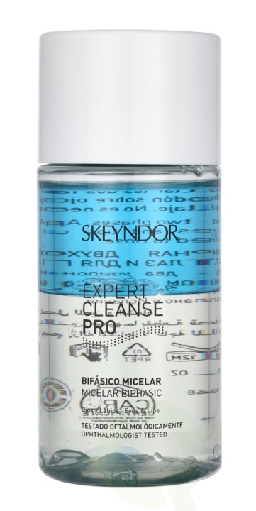 Skeyndor Expert Cleanse Pro Micellar Biphasic 125 ml Remover Eyes And Lips i gruppen SKÖNHET & HÄLSA / Hudvård / Ansiktsvård / Rengöring hos TP E-commerce Nordic AB (C55985)