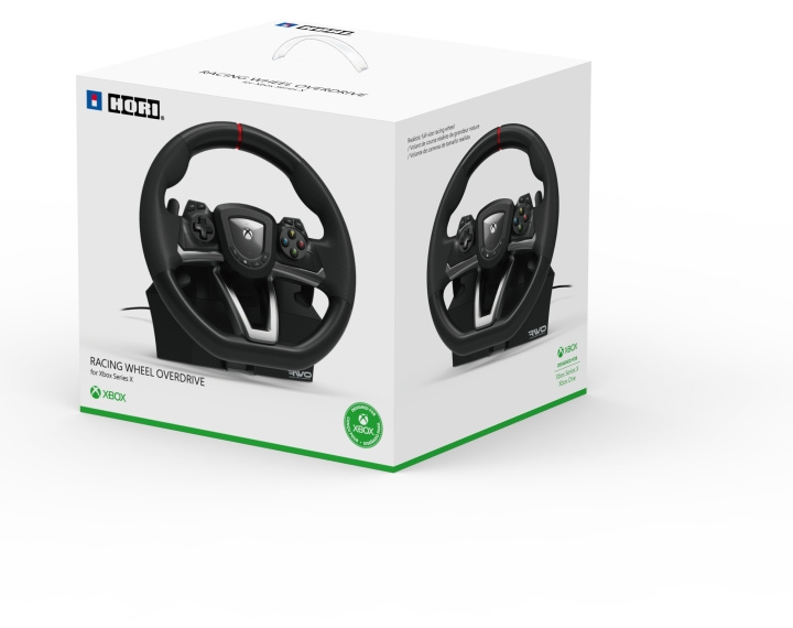Hori Racing Wheel Overdrive - rattstyrning, Xbox Series S / X i gruppen DATORER & KRINGUTRUSTNING / Gaming / Gaming-rattar & Joysticks hos TP E-commerce Nordic AB (C56101)