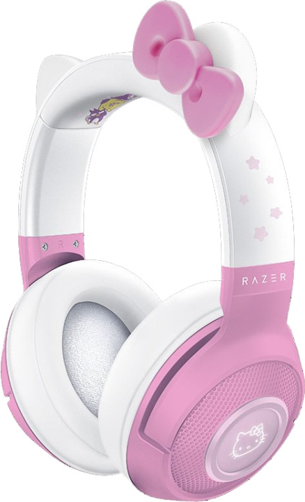 Razer Kraken Kitty V2 Bluetooth Hello Kitty Edition spelheadset, rosa i gruppen DATORER & KRINGUTRUSTNING / Gaming / Headset hos TP E-commerce Nordic AB (C56149)