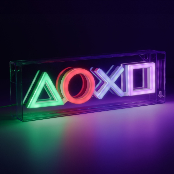 Paladone PlayStation LED Neon Light i gruppen DATORER & KRINGUTRUSTNING / Gaming / Gaming-tillbehör hos TP E-commerce Nordic AB (C56159)