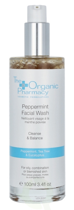 The Organic Pharmacy Peppermint Facial Wash 100 ml For Oily , Combination or blemished skin i gruppen SKÖNHET & HÄLSA / Hudvård / Ansiktsvård / Rengöring hos TP E-commerce Nordic AB (C56191)