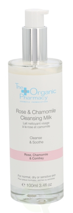 The Organic Pharmacy Rose & Chamomile Cleansing Milk 100 ml For Sensitive Skin/Normal To Dry Skin i gruppen SKÖNHET & HÄLSA / Hudvård / Ansiktsvård / Rengöring hos TP E-commerce Nordic AB (C56192)
