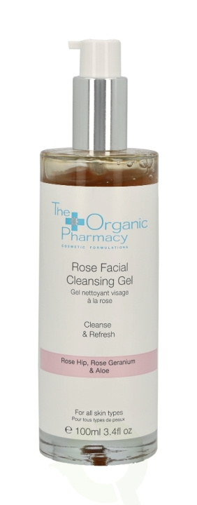 The Organic Pharmacy Rose Facial Cleansing Gel 100 ml Cleanse & Refresh For All Skin Types i gruppen SKÖNHET & HÄLSA / Hudvård / Ansiktsvård / Rengöring hos TP E-commerce Nordic AB (C56194)