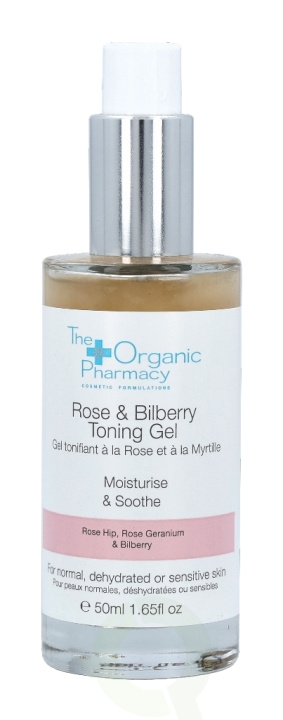 The Organic Pharmacy Rose & Bilberry Toning Gel 50 ml Helps Hydrate & Soothe Delicate Skin i gruppen SKÖNHET & HÄLSA / Hudvård / Ansiktsvård / Ansiktskräm hos TP E-commerce Nordic AB (C56198)