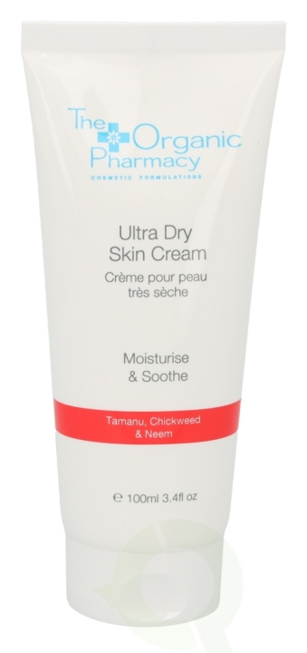 The Organic Pharmacy Ultra Dry Skin Cream 100 ml Moisturise & Sooth / Tamanu, Chickweed & Neem i gruppen SKÖNHET & HÄLSA / Hudvård / Kroppsvård / Body lotion hos TP E-commerce Nordic AB (C56231)