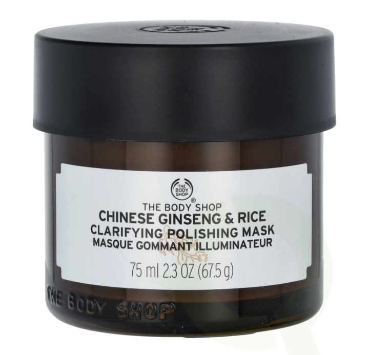 The Body Shop Clarifying Polishing Mask 75 ml Chinese Ginseng & Rice i gruppen SKÖNHET & HÄLSA / Hudvård / Ansiktsvård / Masker hos TP E-commerce Nordic AB (C56316)