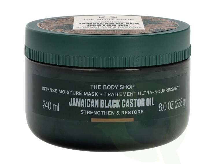 The Body Shop Intense Moisture Mask 240 ml Jamaican Black Castor Oil i gruppen SKÖNHET & HÄLSA / Hår & Styling / Hårvårdsprodukter / Hårinpackning hos TP E-commerce Nordic AB (C56349)