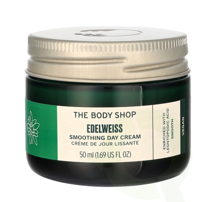 The Body Shop Smoothing Day Cream 50 ml Edelweiss i gruppen SKÖNHET & HÄLSA / Hudvård / Ansiktsvård / Dagkräm hos TP E-commerce Nordic AB (C56377)