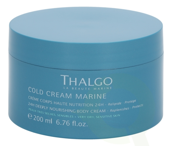 Thalgo Cold Cream Marine Deeply Nourishing Body Cream 200 ml 24H - Dry Sensitive Skin i gruppen SKÖNHET & HÄLSA / Hudvård / Kroppsvård / Body lotion hos TP E-commerce Nordic AB (C56428)
