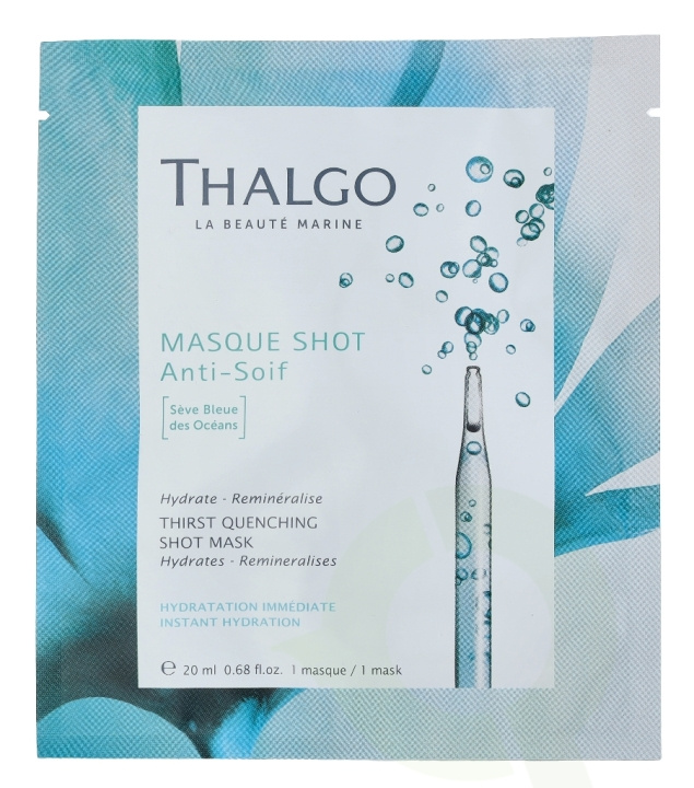 Thalgo Thirst Quenching Shot Mask 20 ml i gruppen SKÖNHET & HÄLSA / Hudvård / Ansiktsvård / Masker hos TP E-commerce Nordic AB (C56431)