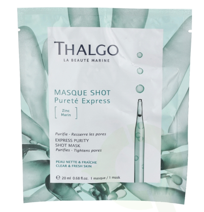 Thalgo Express Purity Shot Mask 20 ml i gruppen SKÖNHET & HÄLSA / Hudvård / Ansiktsvård / Masker hos TP E-commerce Nordic AB (C56513)