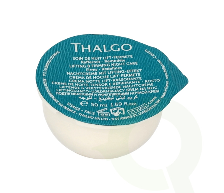 Thalgo Silicium Lifting & Firming Night Care - Refill 50 ml i gruppen SKÖNHET & HÄLSA / Hudvård / Ansiktsvård / Ansiktskräm hos TP E-commerce Nordic AB (C56514)