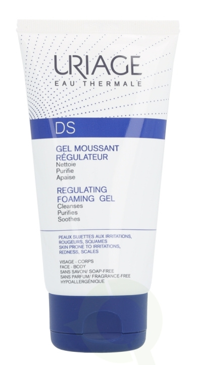 Uriage D.S. Gel Regulating Foaming Gel 150 ml i gruppen SKÖNHET & HÄLSA / Hudvård / Kroppsvård / Bad & Duschcreme hos TP E-commerce Nordic AB (C56530)