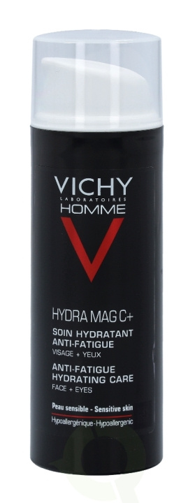 Vichy Homme Hydramag C Anti Fatigue Hydrating Care 50 ml Face-Eyes / Sensitive Skin i gruppen SKÖNHET & HÄLSA / Hudvård / Ansiktsvård / Ansiktskräm hos TP E-commerce Nordic AB (C56600)