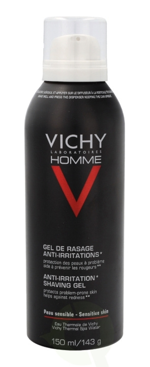 Vichy Sensi Shave Anti-Irritation Shaving Gel 150 ml Sensitive Skin i gruppen SKÖNHET & HÄLSA / Hår & Styling / Rakning & Trimning / Rakhyvlar & Tillbehör hos TP E-commerce Nordic AB (C56623)