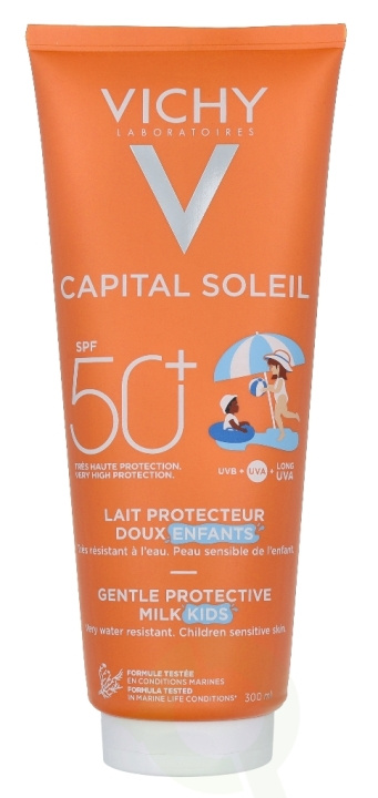 Vichy Ideal Soleil Kids Gentle Milk SPF50+ 300 ml i gruppen SKÖNHET & HÄLSA / Hudvård / Solskydd & Tanning / Solskydd hos TP E-commerce Nordic AB (C56638)
