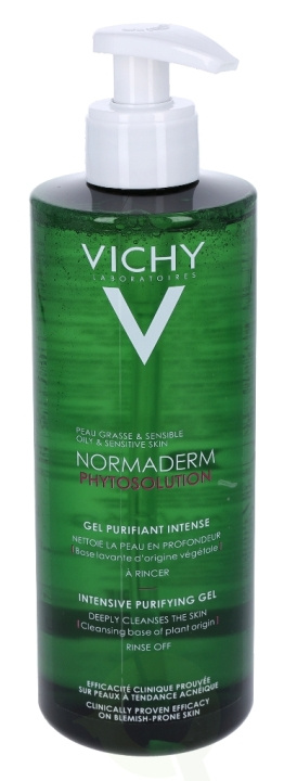 Vichy Normaderm Phytosolution Inten. Purifying Gel 400 ml i gruppen SKÖNHET & HÄLSA / Hudvård / Ansiktsvård / Rengöring hos TP E-commerce Nordic AB (C56652)