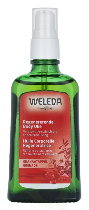 Weleda Pomegranate Regenerating Body Oil 100 ml i gruppen SKÖNHET & HÄLSA / Hudvård / Kroppsvård / Kroppsolja hos TP E-commerce Nordic AB (C56683)