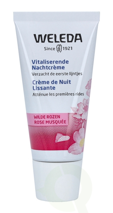 Weleda Wild Rose Smoothing Night Cream 30 ml All Skin Types i gruppen SKÖNHET & HÄLSA / Hudvård / Ansiktsvård / Ansiktskräm hos TP E-commerce Nordic AB (C56694)