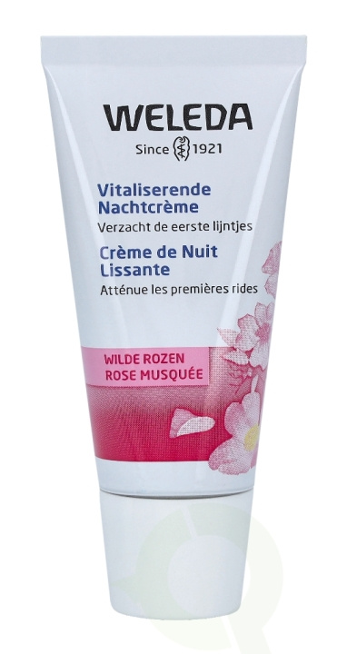 Weleda Wild Rose Smoothing Night Cream 30 ml All Skin Types i gruppen SKÖNHET & HÄLSA / Hudvård / Ansiktsvård / Nattkräm hos TP E-commerce Nordic AB (C56694)