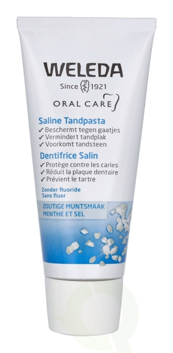 Weleda Salt Toothpaste 75 ml i gruppen SKÖNHET & HÄLSA / Munvård / Whiteningprodukter hos TP E-commerce Nordic AB (C56768)