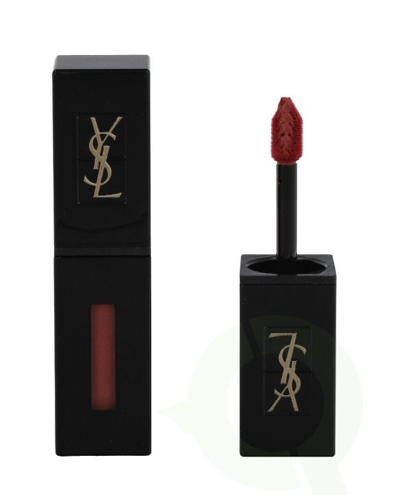 Yves Saint Laurent YSL Rouge Pur Couture Vernis A Levres Vinyl Creamy Lip Stain 5.5 ml #407 Carmin Session i gruppen SKÖNHET & HÄLSA / Makeup / Läppar / Läppglans & Plumper hos TP E-commerce Nordic AB (C56800)